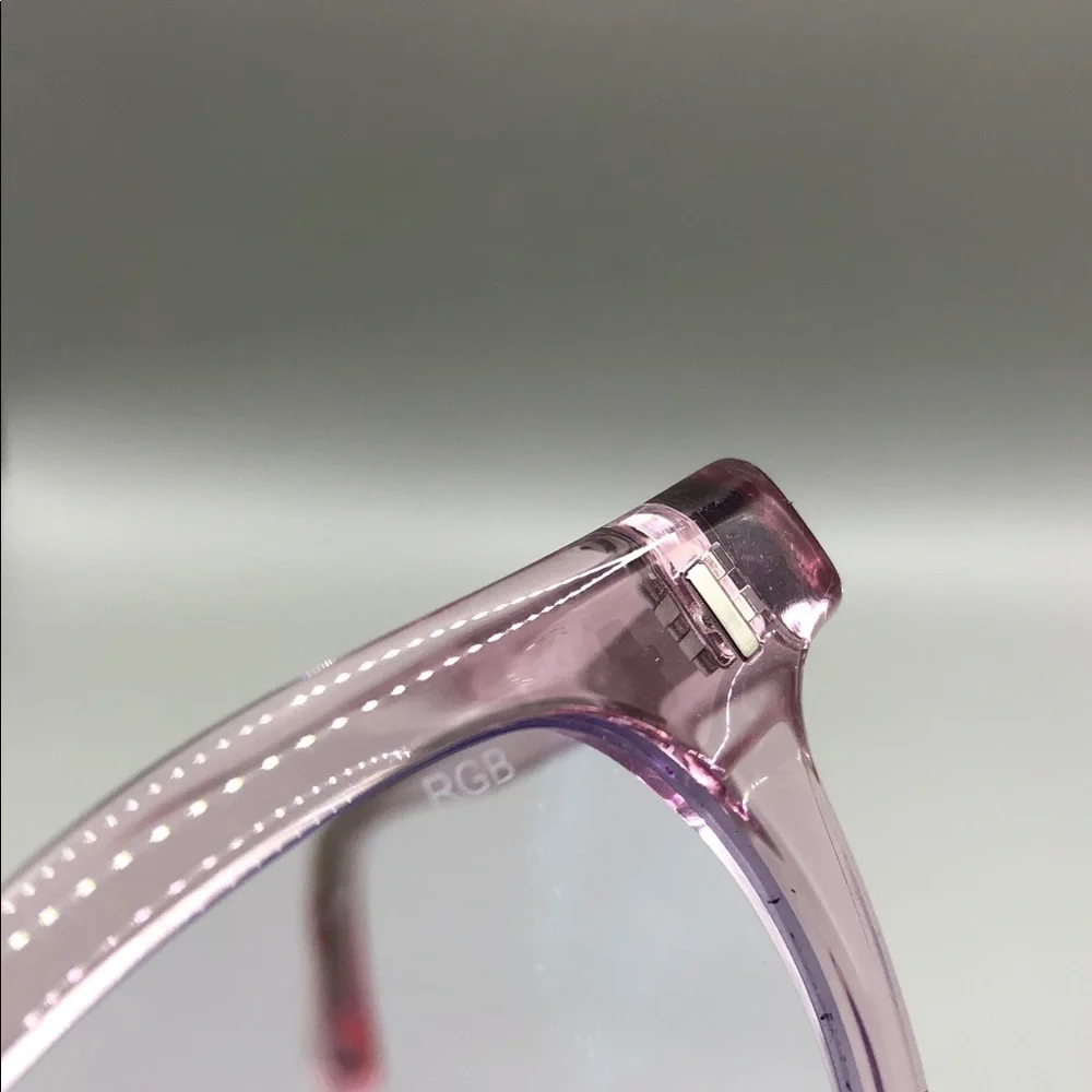 Caddis Wabi Sabi Reading Glasses 2.00 Polished Clear Pink RGB Classic